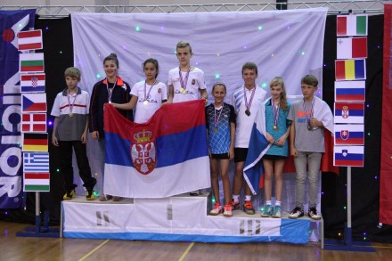 Sjaj srpskog badminton podmlatka u Hrvatskoj